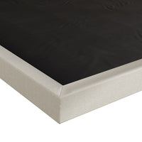 Home Design Walpi 5" Metal Box Spring / Bed Foundation - Warm Gray/Black, Durable Metal Construction