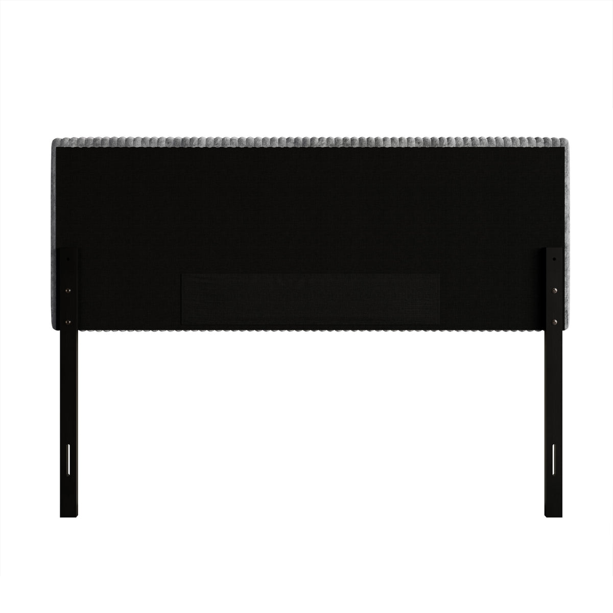 Home Design Romney Upholstered Headboard with Vertical Channel Tufting, Adjustable Height