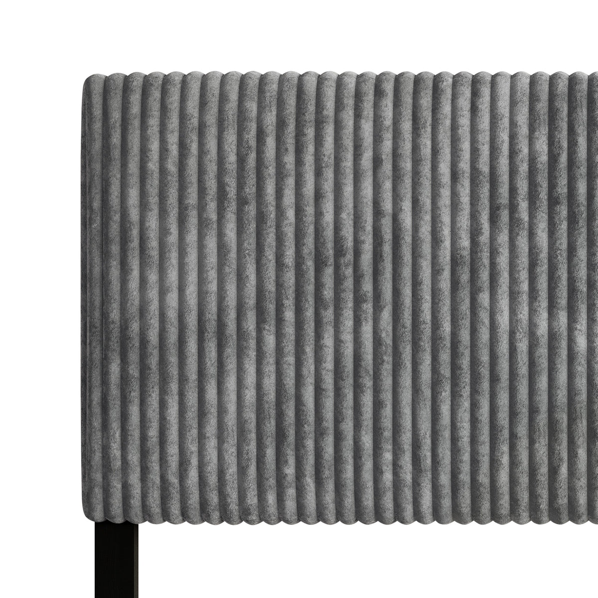 Home Design Romney Upholstered Headboard with Vertical Channel Tufting, Adjustable Height