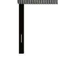 Home Design Romney Upholstered Headboard with Vertical Channel Tufting, Adjustable Height