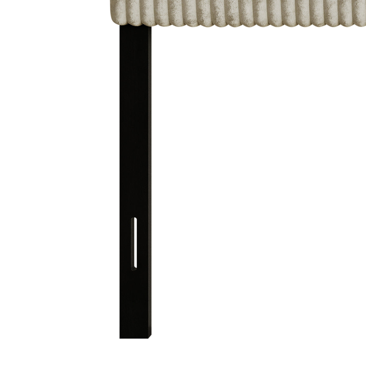 Home Design Romney Upholstered Headboard with Vertical Channel Tufting, Adjustable Height