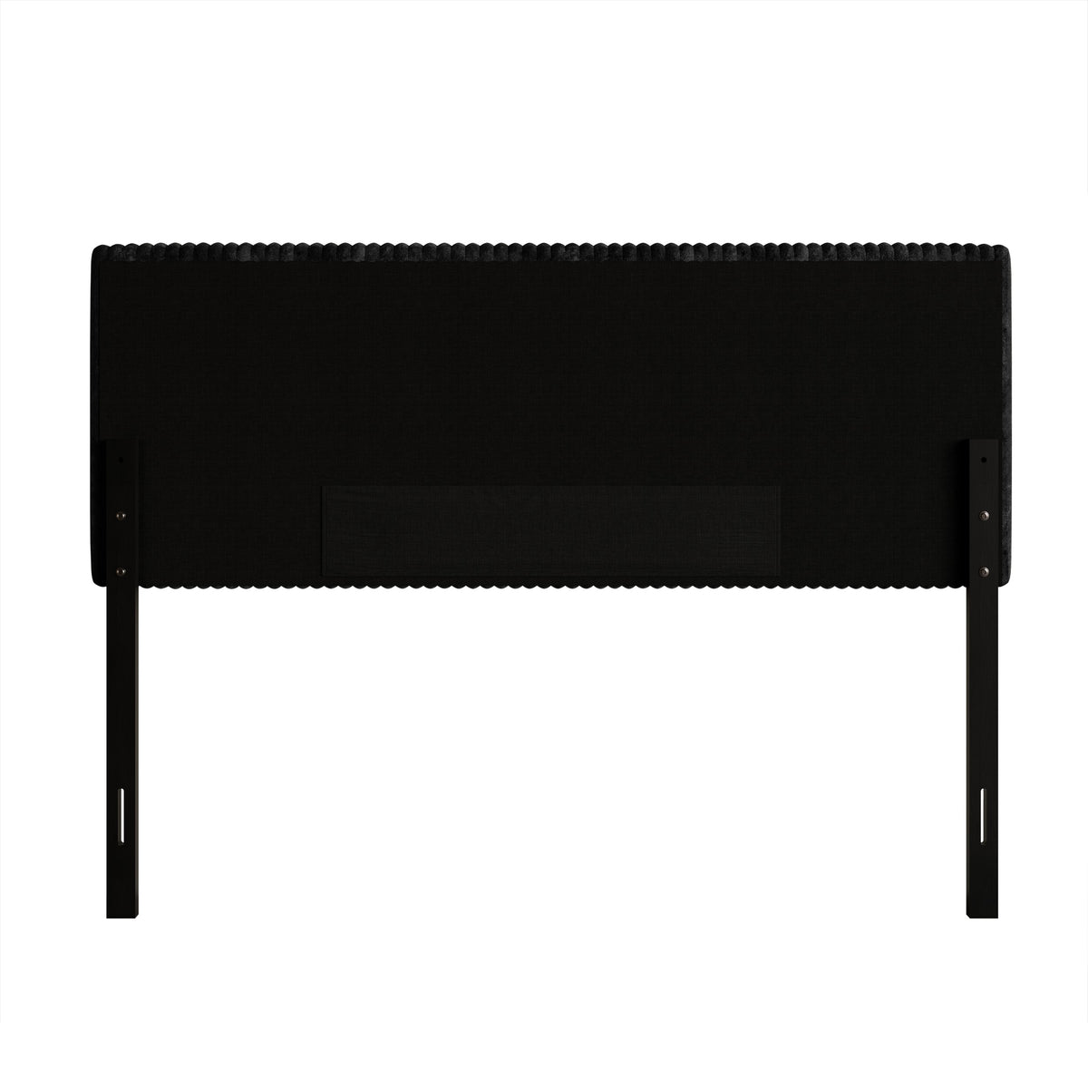 Home Design Romney Upholstered Headboard with Vertical Channel Tufting, Adjustable Height