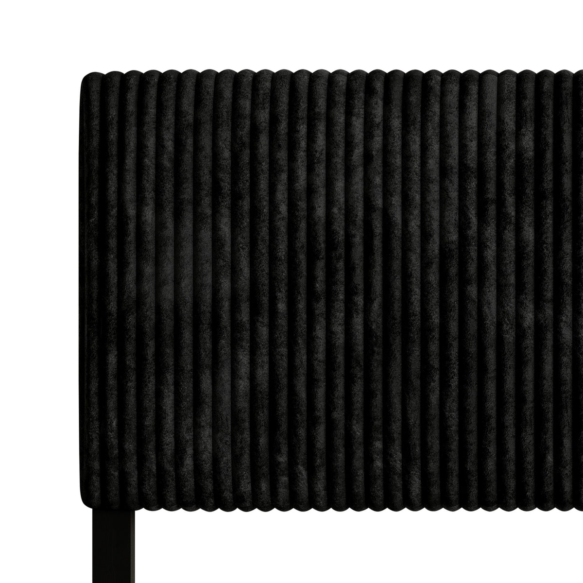 Home Design Romney Upholstered Headboard with Vertical Channel Tufting, Adjustable Height