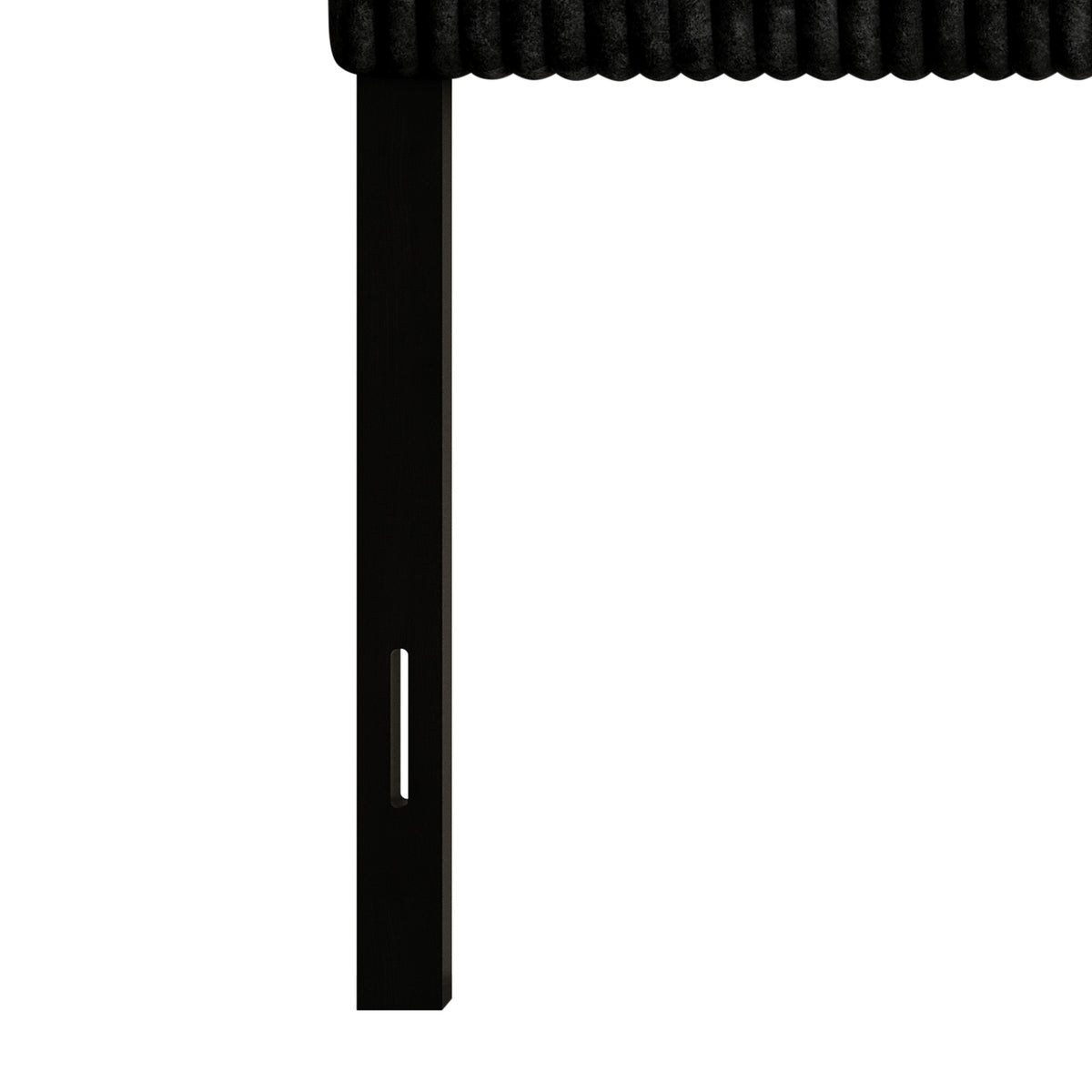 Home Design Romney Upholstered Headboard with Vertical Channel Tufting, Adjustable Height