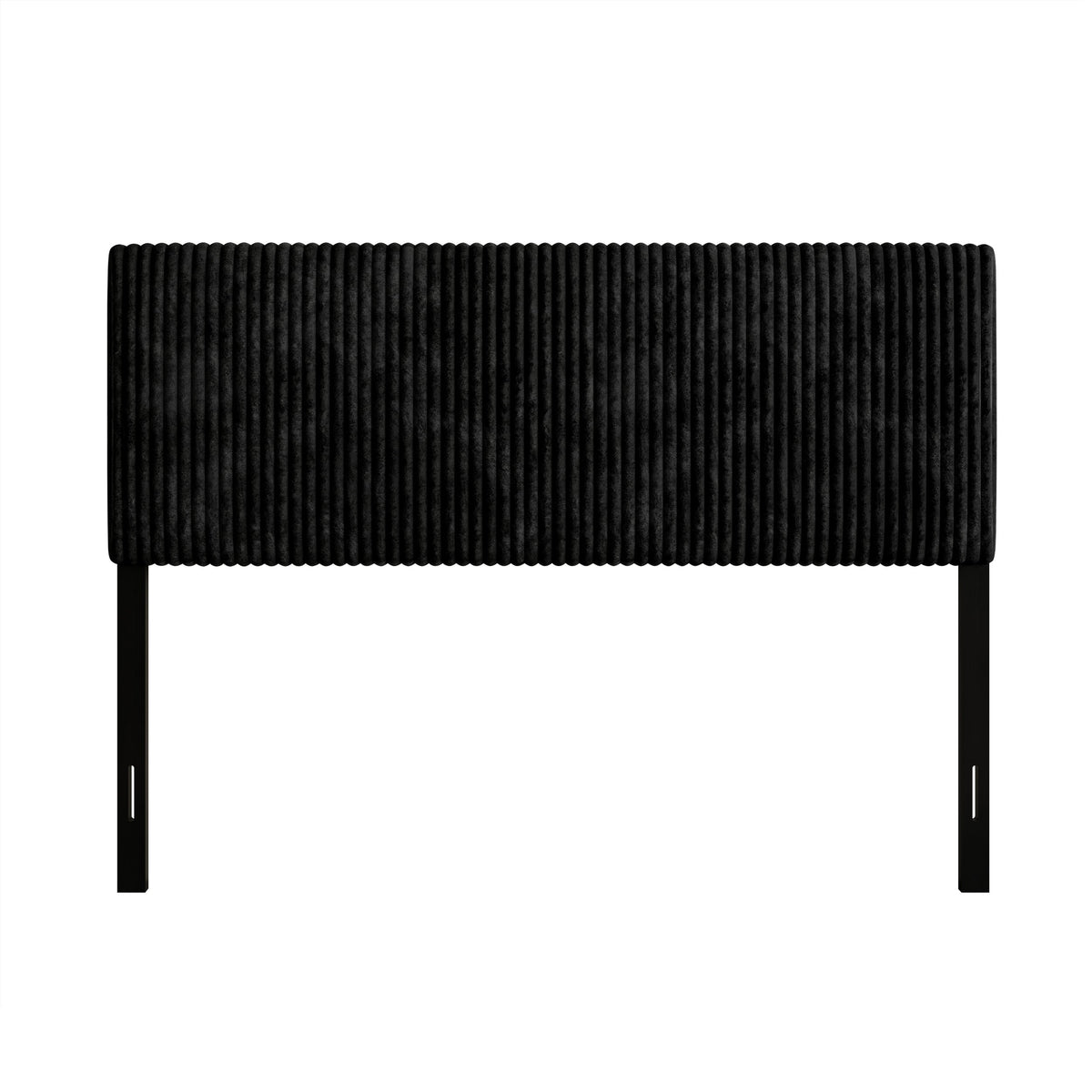 Home Design Romney Upholstered Headboard with Vertical Channel Tufting, Adjustable Height