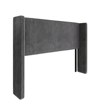 Home Design Lenox Upholstered Wingback Headboard, Soft Corduroy, Easy to Assemble