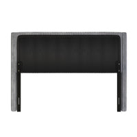 Home Design Lenox Upholstered Wingback Headboard, Soft Corduroy, Easy to Assemble