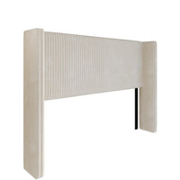 Home Design Lenox Upholstered Wingback Headboard, Soft Corduroy, Easy to Assemble