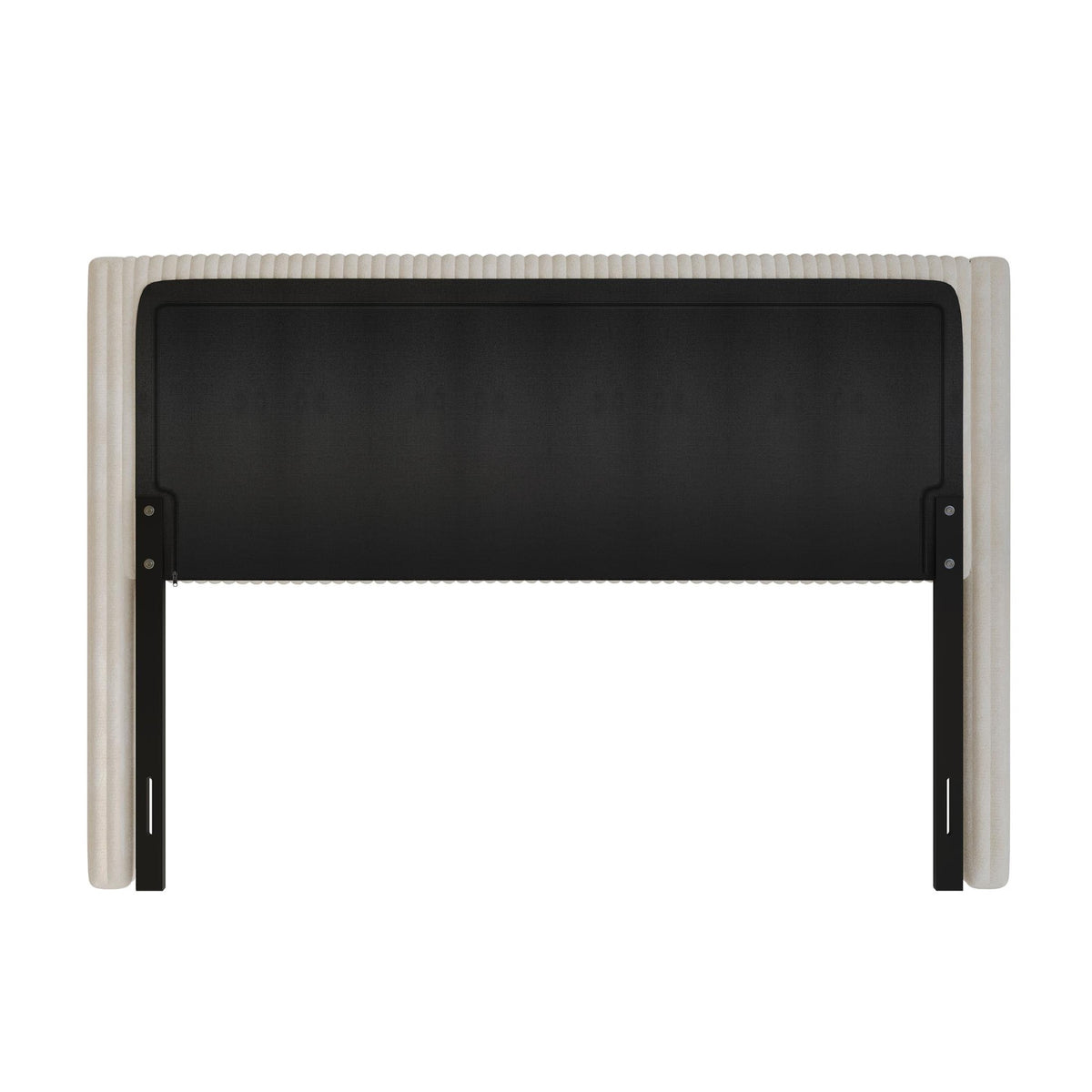 Home Design Lenox Upholstered Wingback Headboard, Soft Corduroy, Easy to Assemble