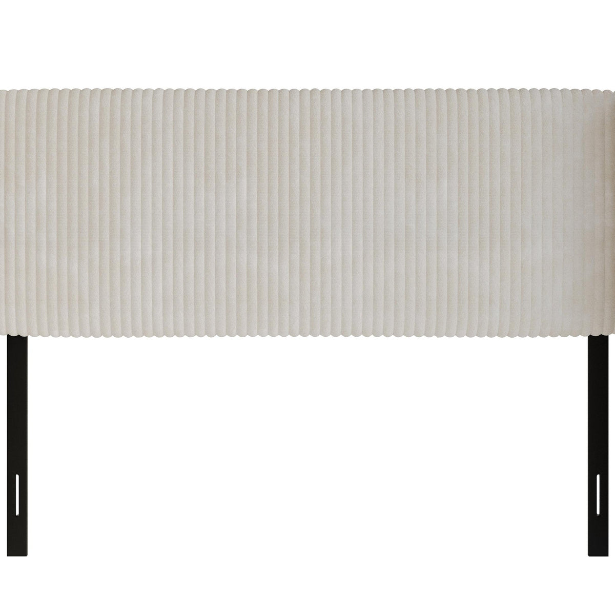 Home Design Lenox Upholstered Wingback Headboard, Soft Corduroy, Easy to Assemble