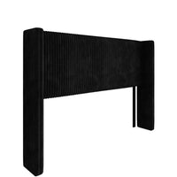 Home Design Lenox Upholstered Wingback Headboard, Soft Corduroy, Easy to Assemble