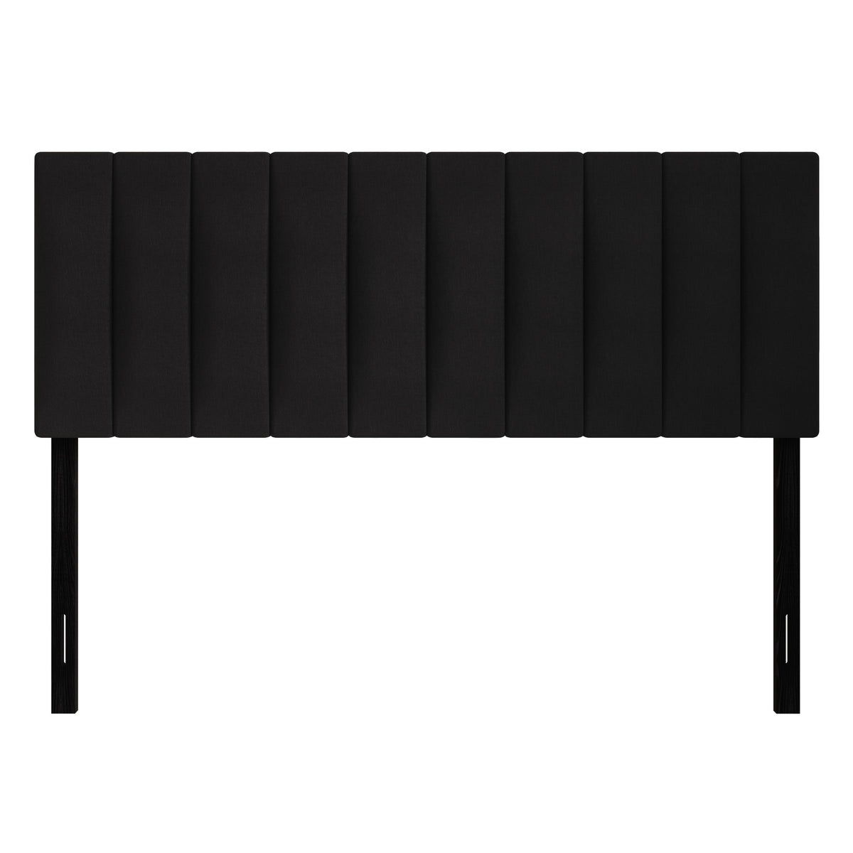 Home Design Dennis Upholstered Headboard with Vertical Channel Design, Adjustable Height