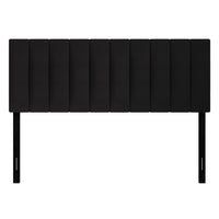 Home Design Dennis Upholstered Headboard with Vertical Channel Design, Adjustable Height