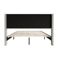 Montrose Upholstered Wingback Platform Bed