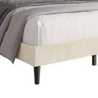 Montrose Upholstered Wingback Platform Bed