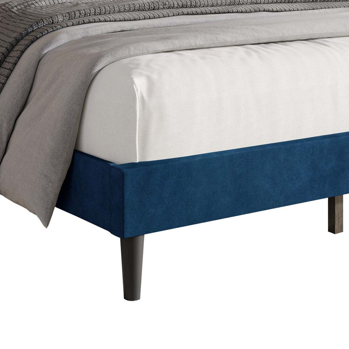 Montrose Upholstered Wingback Platform Bed