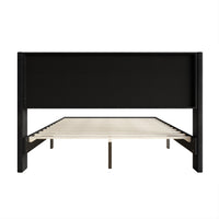 Montrose Upholstered Wingback Platform Bed