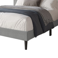 Coventry Tufted Upholstered Platform Bed, Adjustable Headboard Height, No Box Spring Required