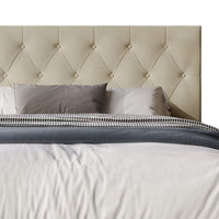Coventry Tufted Upholstered Platform Bed, Adjustable Headboard Height, No Box Spring Required