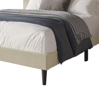 Coventry Tufted Upholstered Platform Bed, Adjustable Headboard Height, No Box Spring Required