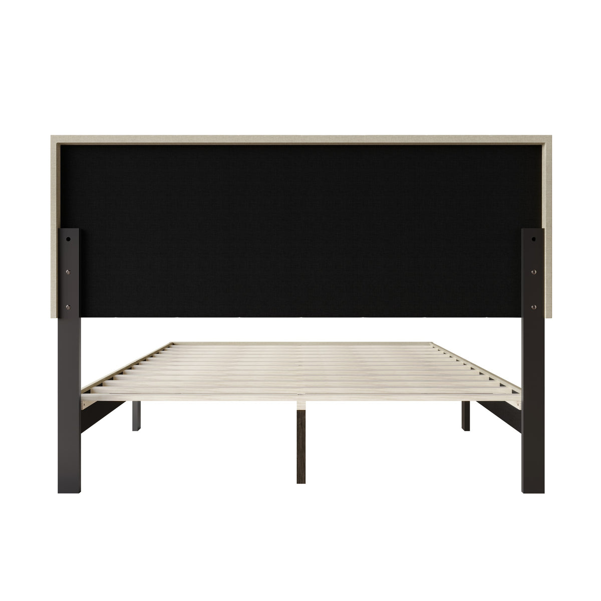 Coventry Tufted Upholstered Platform Bed, Adjustable Headboard Height, No Box Spring Required