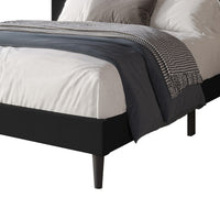 Coventry Tufted Upholstered Platform Bed, Adjustable Headboard Height, No Box Spring Required