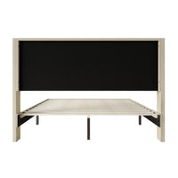 Hamden Tufted Upholstered Wingback Platform Bed Frame with Button-Tufted Headboard, No Box Spring Required
