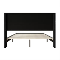 Hamden Tufted Upholstered Wingback Platform Bed Frame with Button-Tufted Headboard, No Box Spring Required