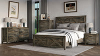 Home Design Niles Queen Bedroom Set, Brown
