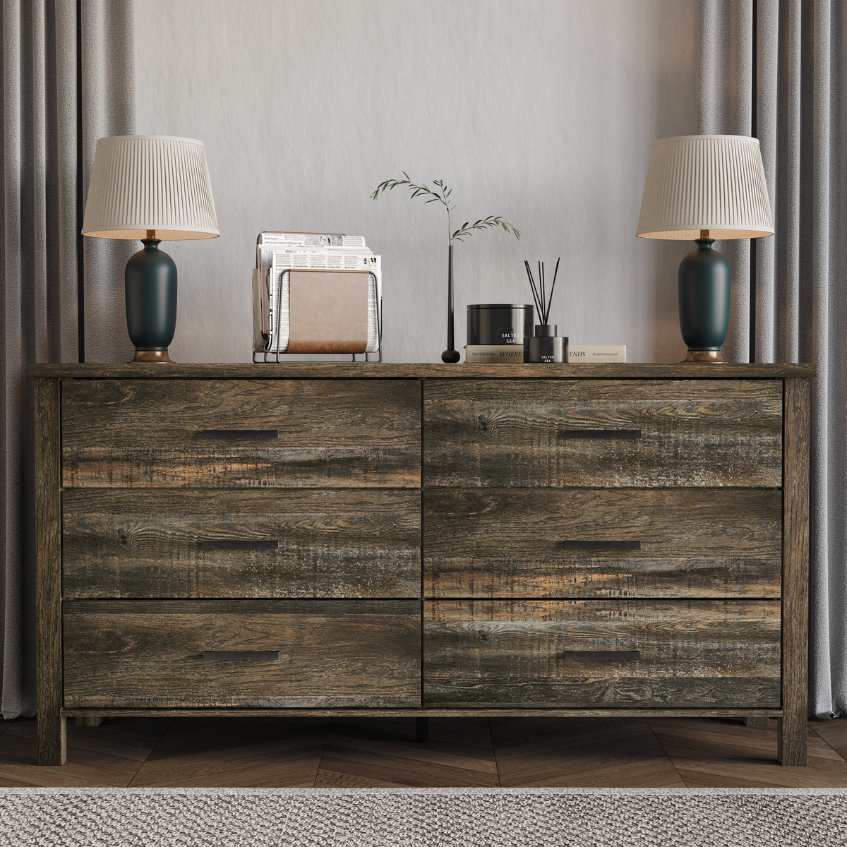 Home Design Niles Queen Bedroom Set, Brown