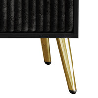 Home Design Alva 6 Drawer Dresser, Black