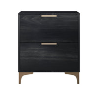 Home Design Sana Upholstered Panel Bed Frame with 2 Nightstands