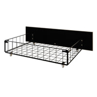 Home Design Greeley Tufted Upholstered Storage Platform Bed Frame
