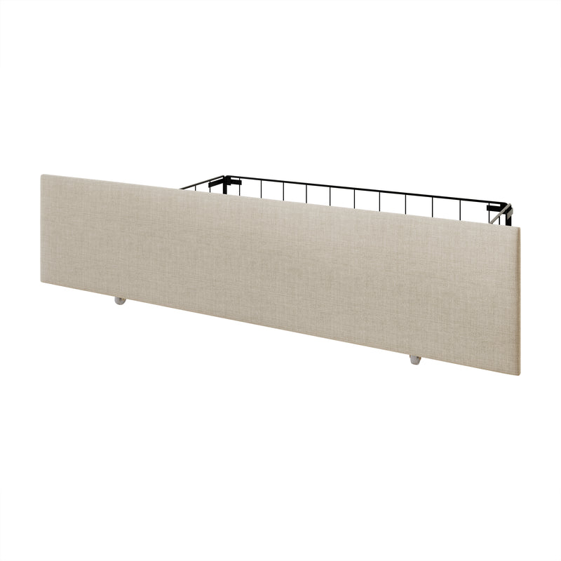 Home Design Greeley Tufted Upholstered Storage Platform Bed Frame
