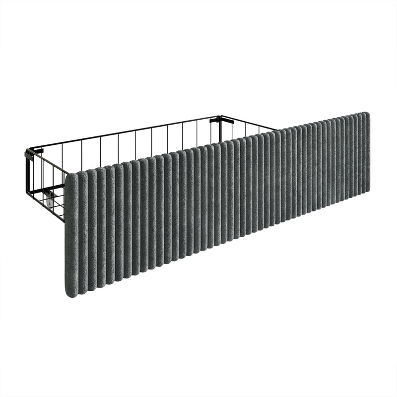 Home Design Rochester Upholstered Storage Platform Bed Frame
