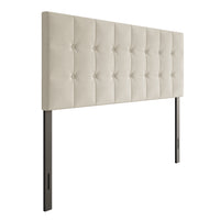 Home Design Ida Upholstered Transitional Adjustable Headboard With Button Tufted For Adult