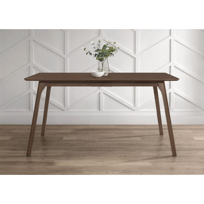 Home Design Joplin 7-Piece Dining Set, Brown/Gray, Modern Design with Comfortable Upholstered Chairs