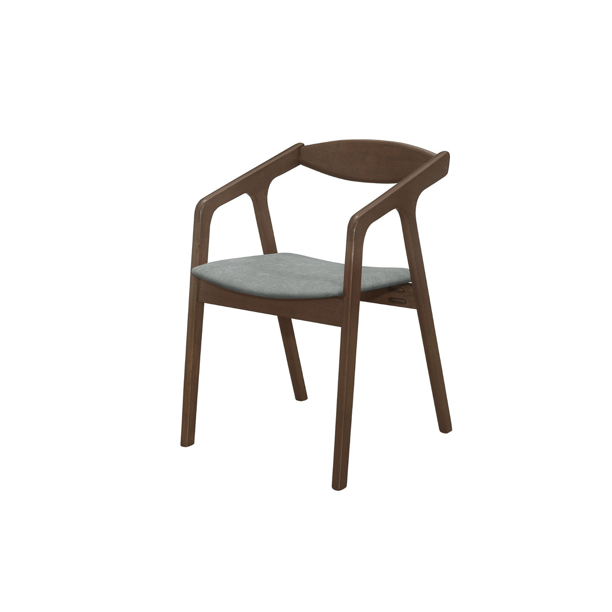 Home Design Joplin 7-Piece Dining Set, Brown/Gray, Modern Design with Comfortable Upholstered Chairs