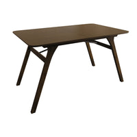 Home Design Mitchell 7-Piece Dining Set, Brown/Gray, Modern Design with Upholstered Dining Chairs