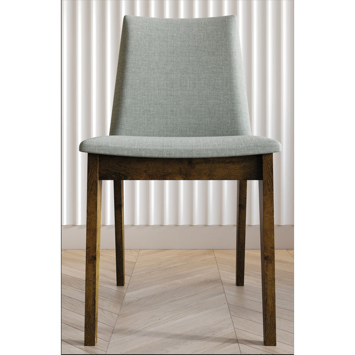 Home Design Mitchell Modern Dining Chair Set of 6 with Upholstered Padded Seat, Supportive Backrest, and Sleek Silhouette