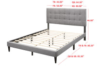 Evanston Upholstered Platform Bed